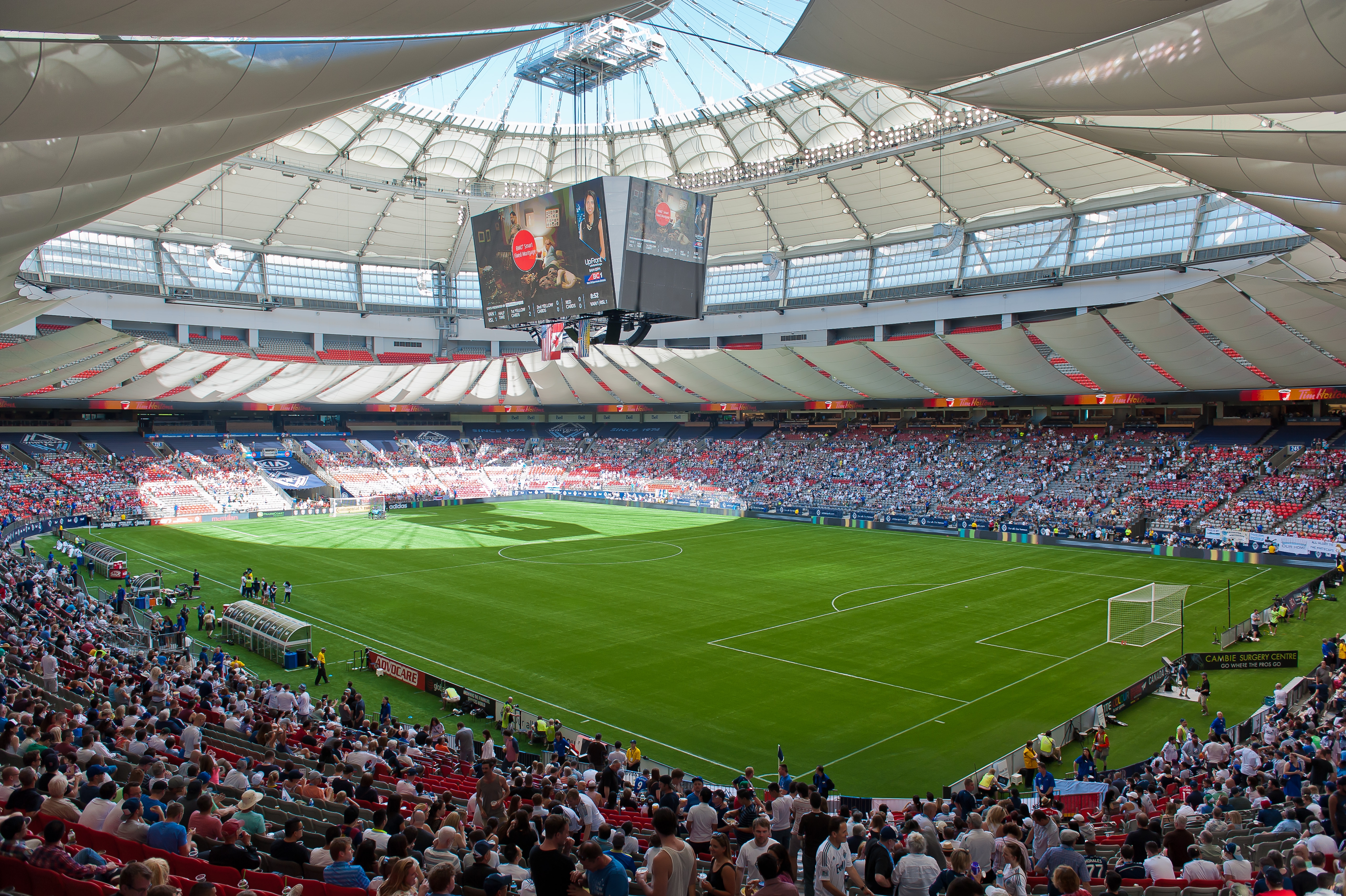 The Bc Place Stadium In Vancouver With New Synthetic Turf System From Polytan Estc Emea Synthetic Turf Council [ 3407 x 5120 Pixel ]